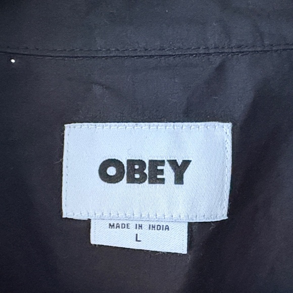 Obey Beau Horse Short Sleeve Shirt - Black & White - Picture 2 of 6